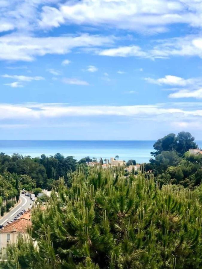 Appartement Luxe - 3 Pieces Avec Vue Mer, Piscine Et Tennis Nice Exterior foto
