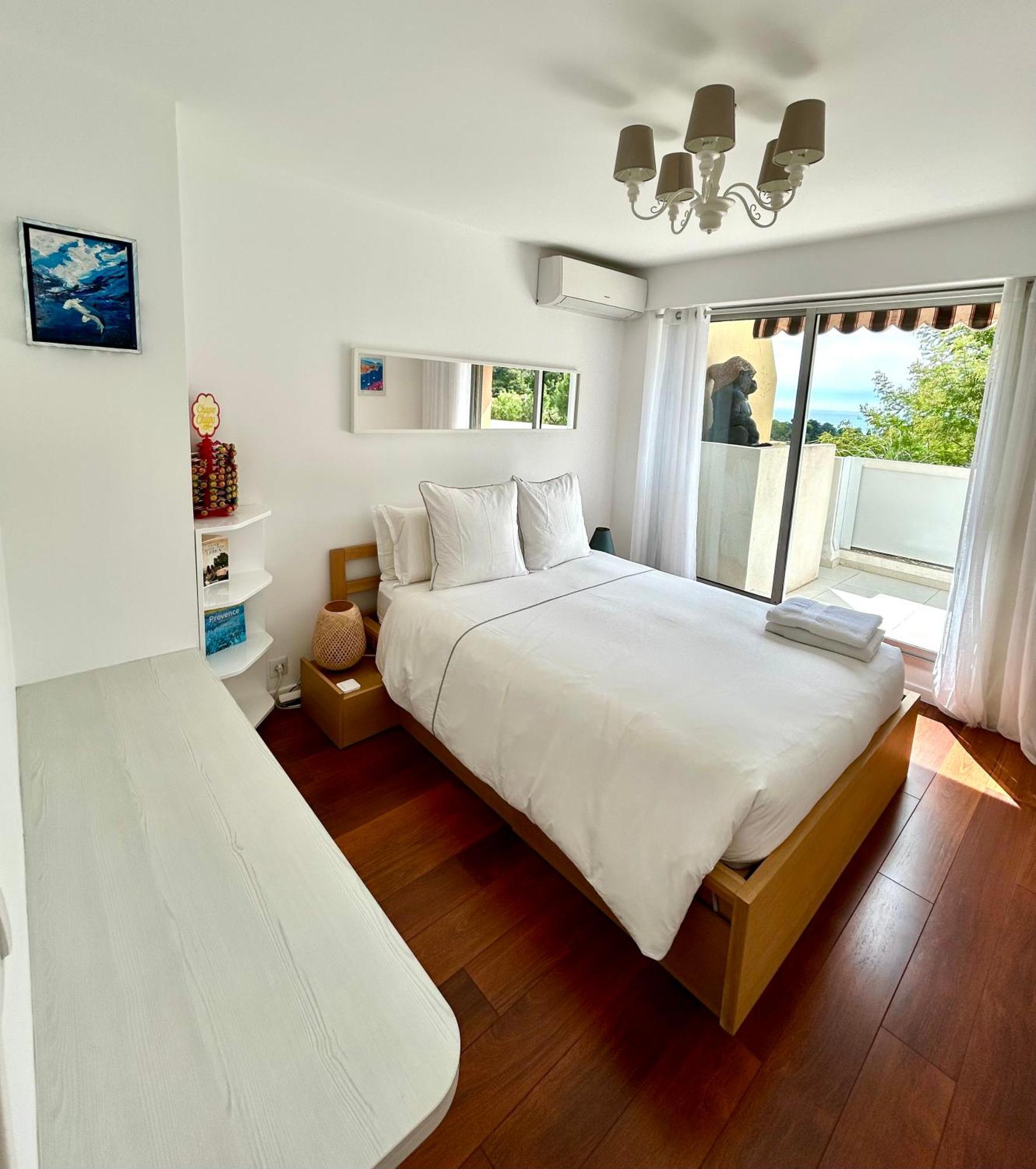 Appartement Luxe - 3 Pieces Avec Vue Mer, Piscine Et Tennis Nice Exterior foto